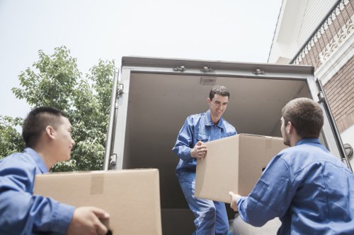 Man With A Van Dartford team following health and safety procedures