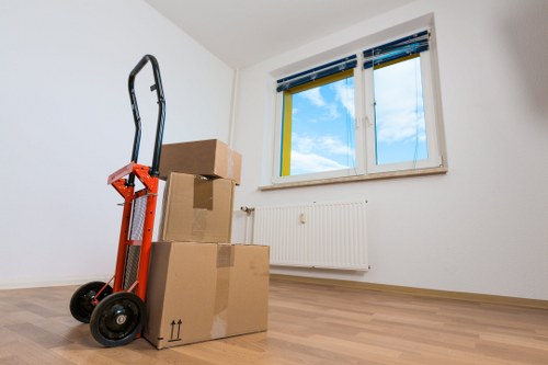 Local Dartford removal van preparing for a house move