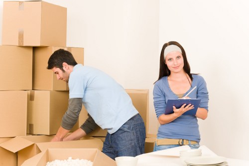 Packing and loading items for a move