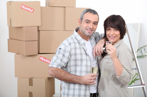 Local removals team handling a residential move in Dartford